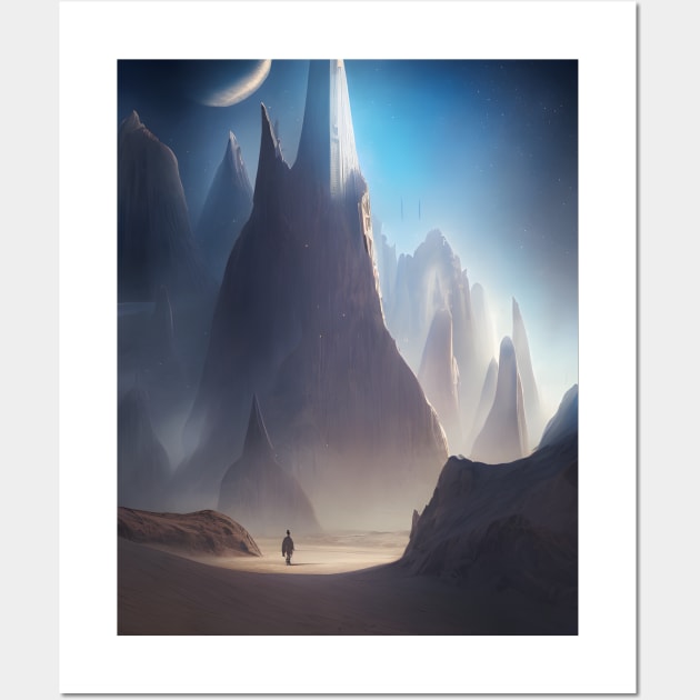 StarFell City Wall Art by tcbromo